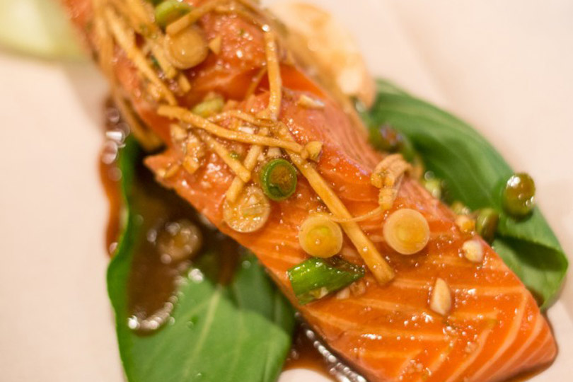 GlutenFree AsianMarinated Salmon en Papillote