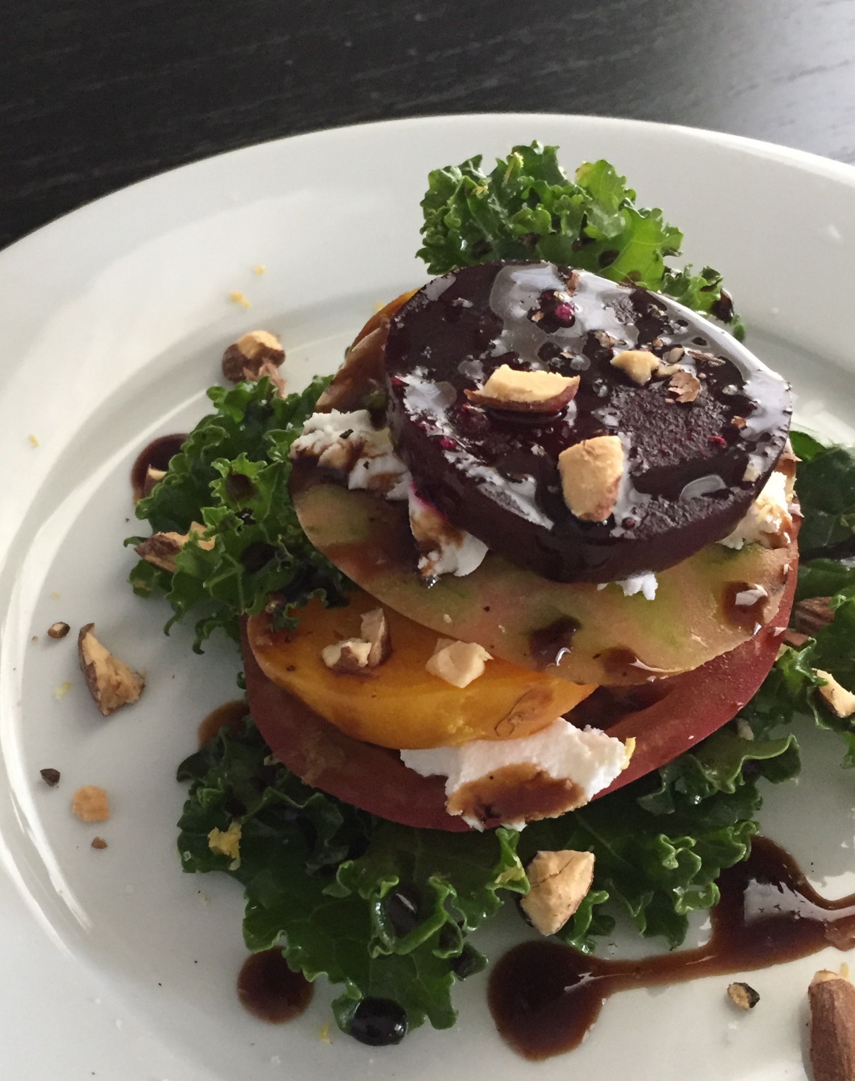 Kale and Beet Stack