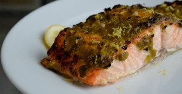 Salmon with Harissa