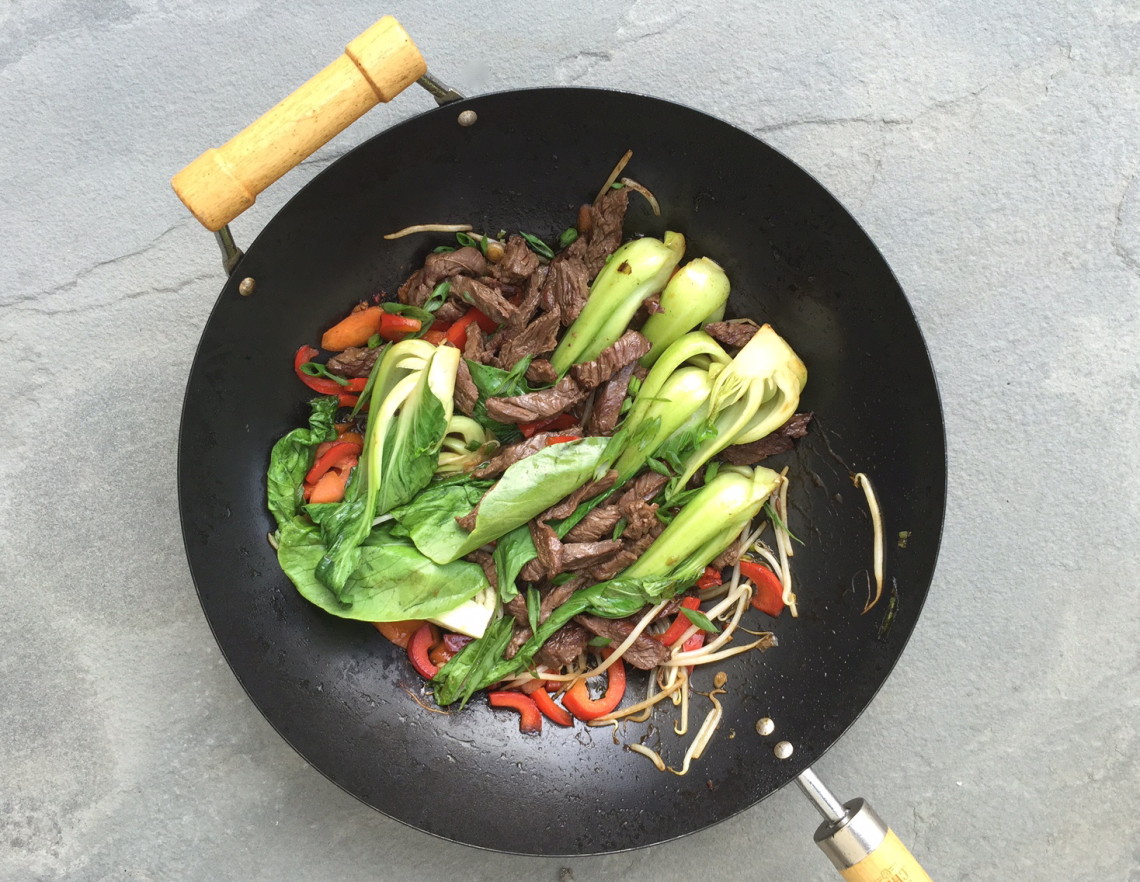 GlutenFree Beef and Baby Bok Choy StirFry