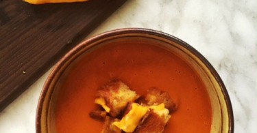 Gluten-Free Tomato Soup with Grilled Cheese